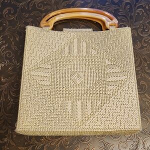 Vintage Woven Handbag